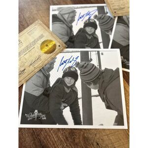 Scott Schwartz aka Flick signed A Christmas Story 8x10 photo COA Limited Edition